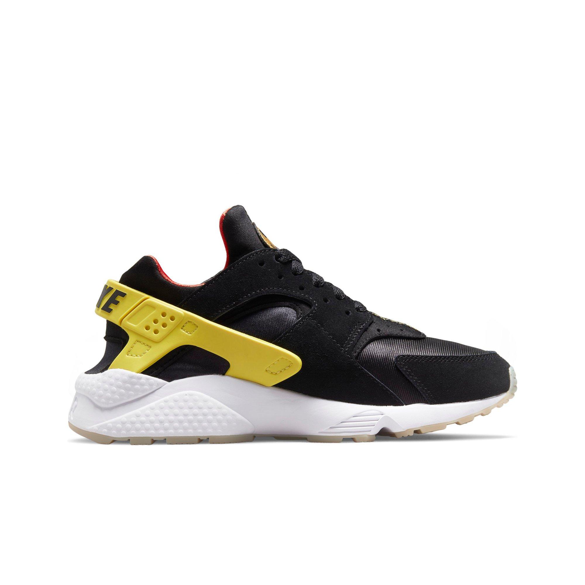 Yellow black store huaraches