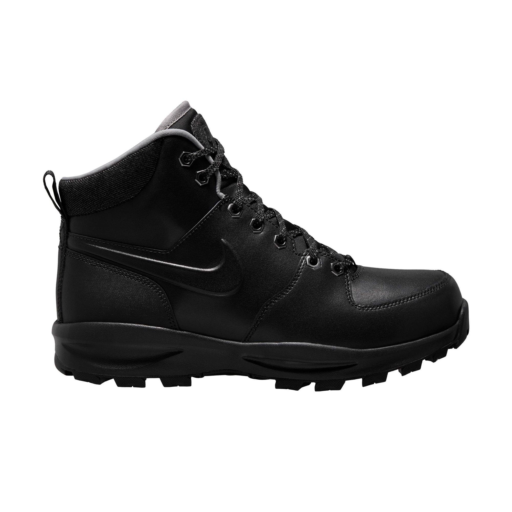 Manoa Leather "Black/Gunsmoke" Boot
