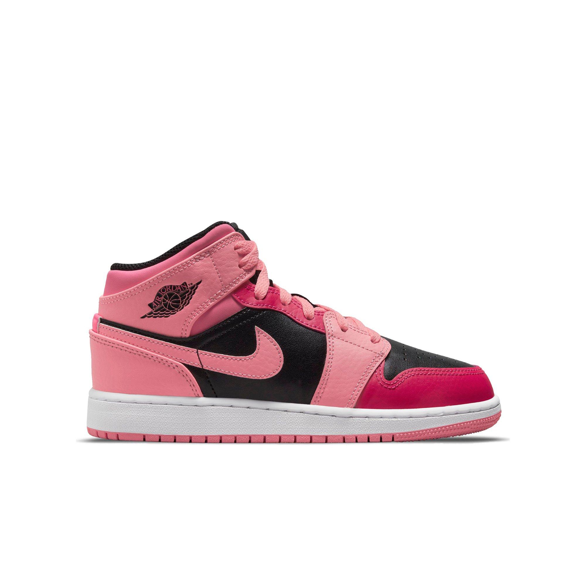 pink jordans womens