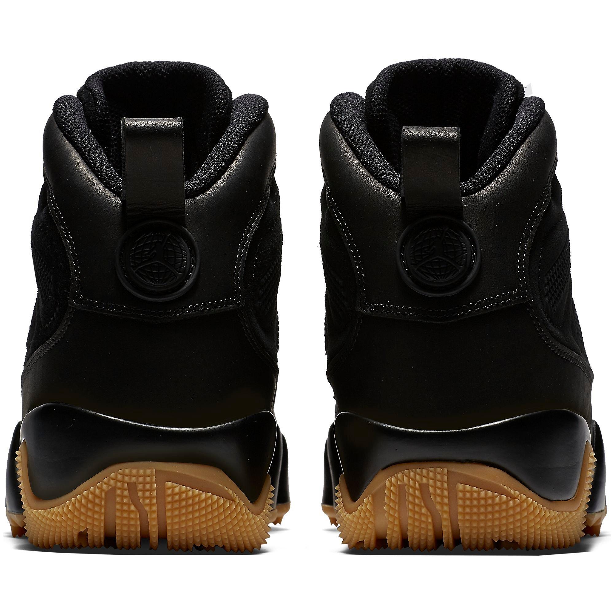 Jordan 9 Retro "Black/Gum Light Brown" Men's Boot - BLACK/GUM Thumbnail View 17