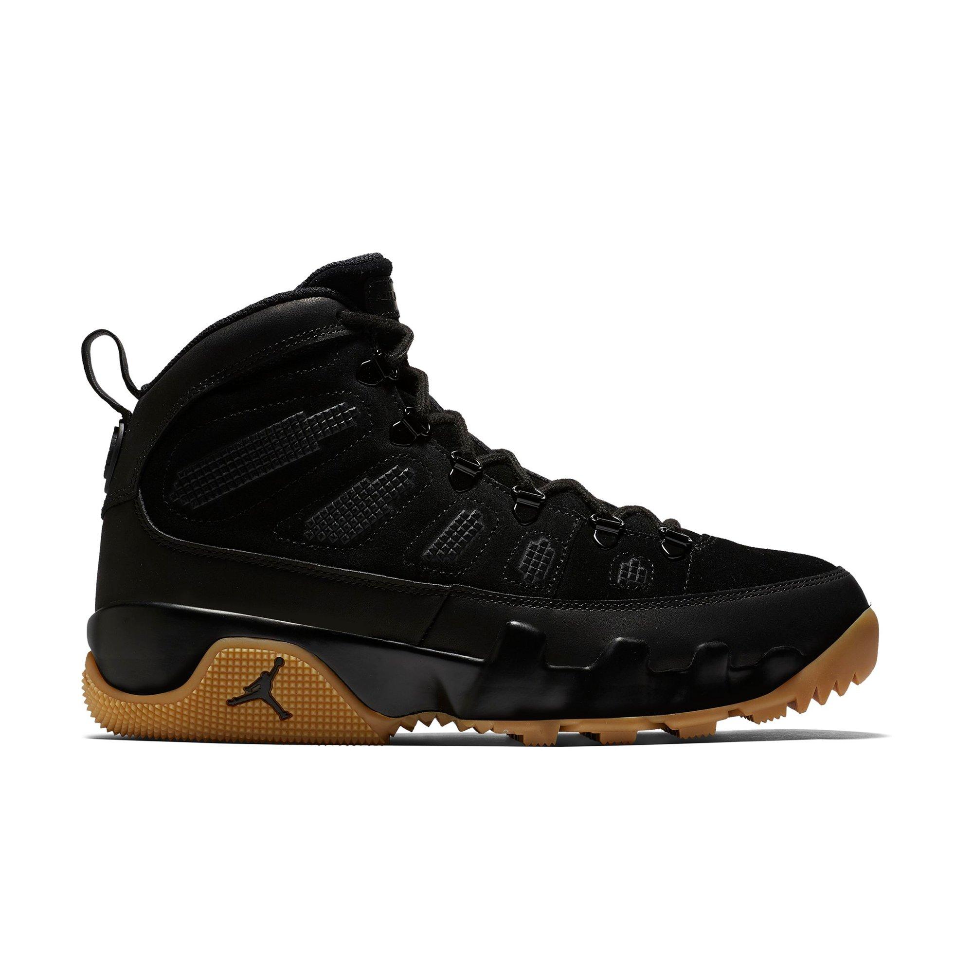 black and brown jordan 9