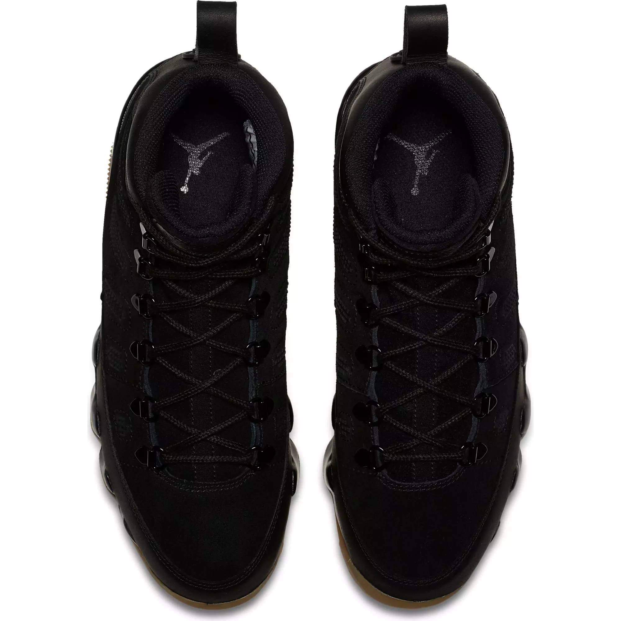 Jordan 9 Retro "Black/Gum Light Brown" Men's Boot - BLACK/GUM