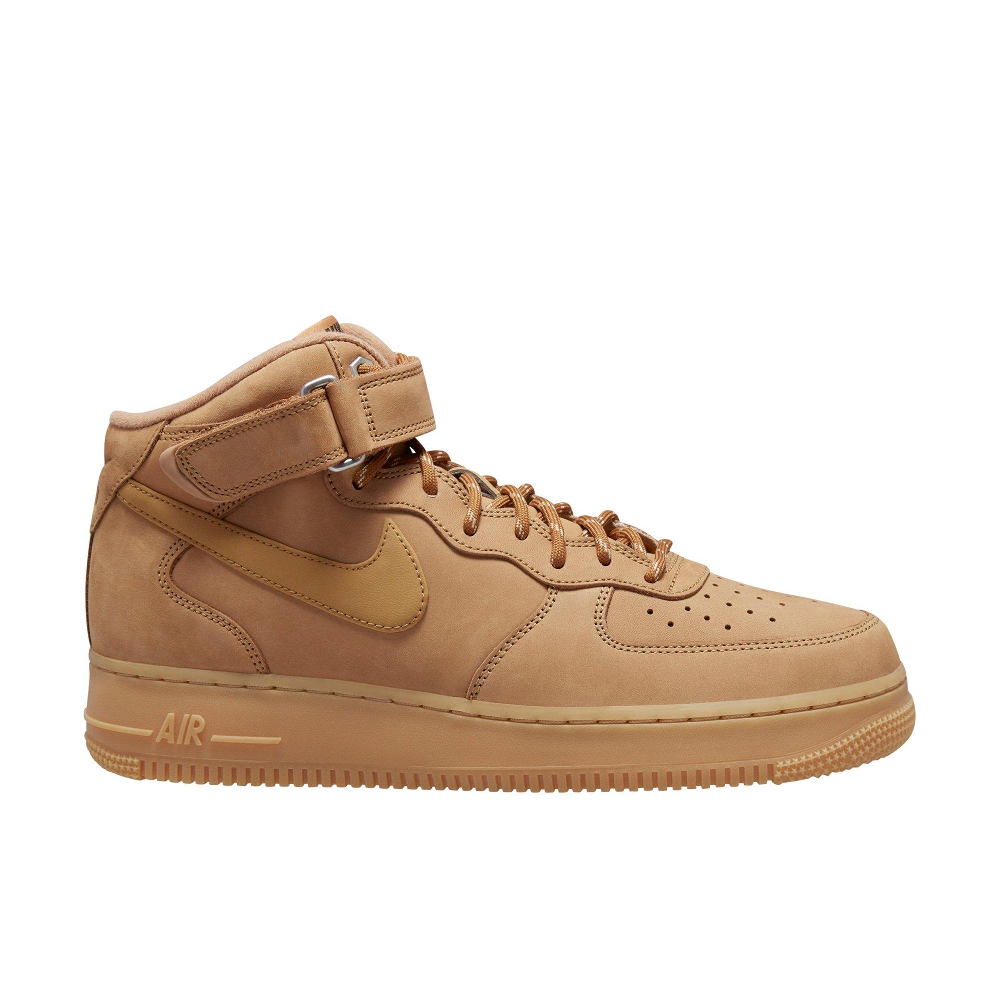 Nike Air Force 1 High LV8 Grade School Lifestyle Shoes Brown Wheat