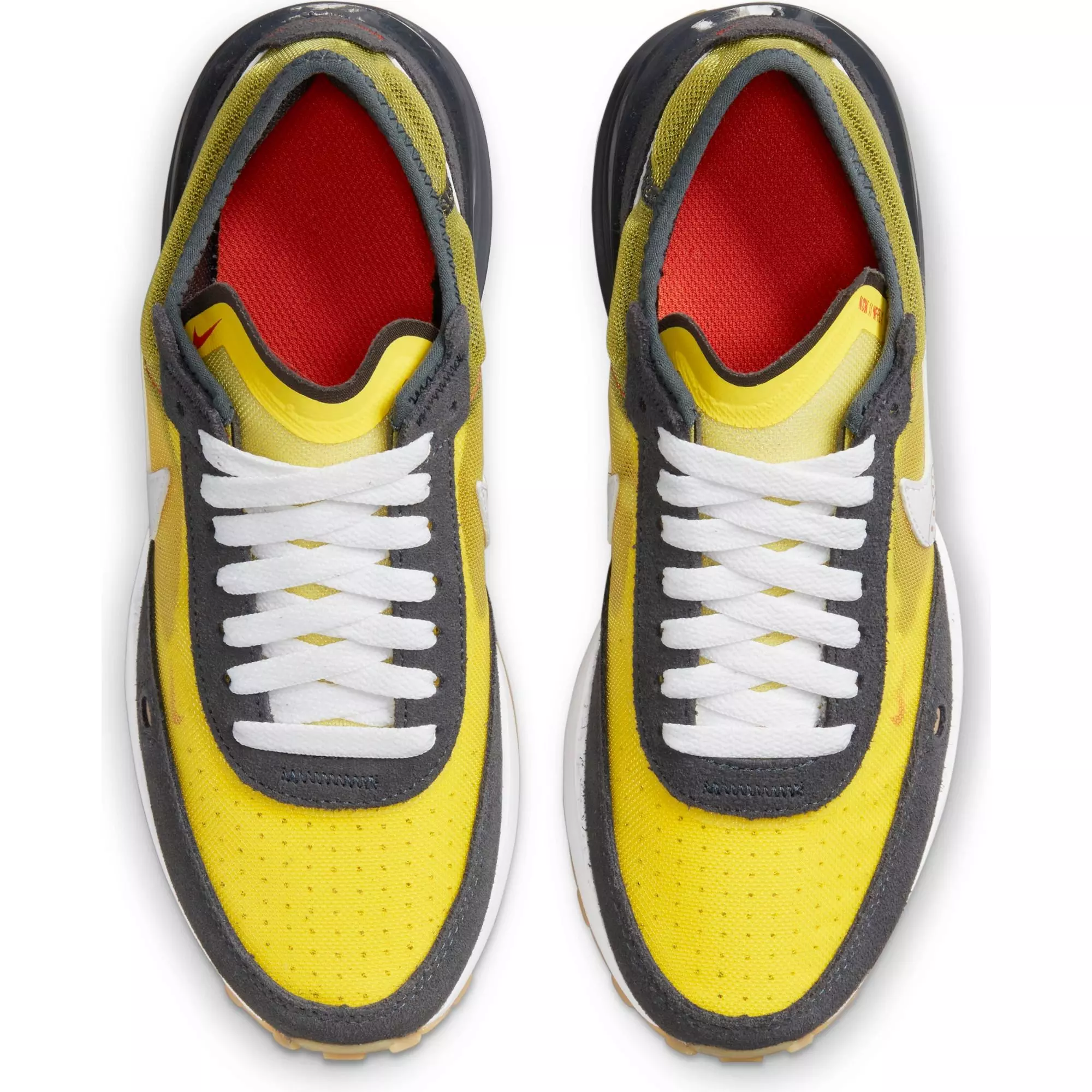 Nike Waffle One "Smile" Grade School Boys' Shoe - YELLOW/WHITE