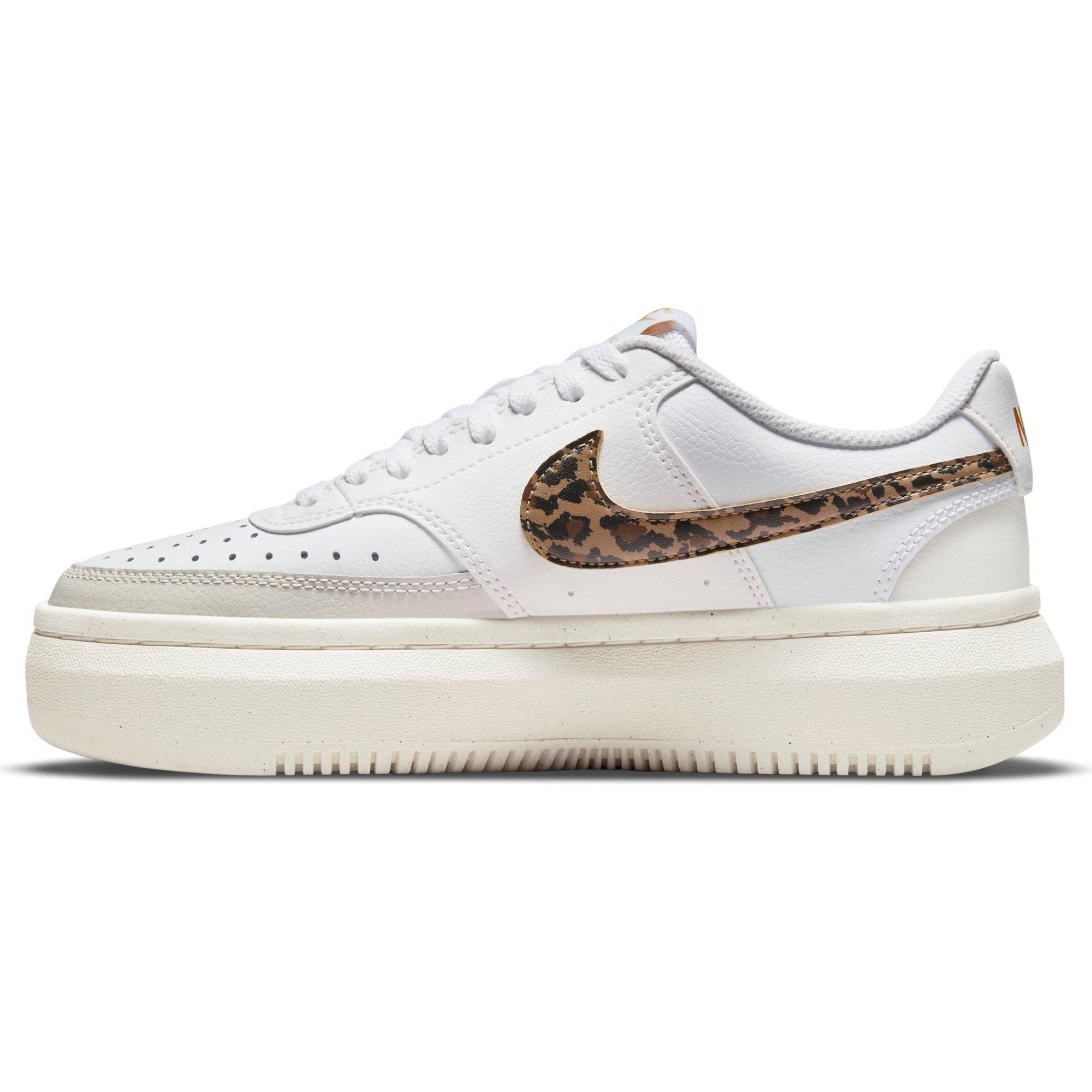 Nike Court Vision Alta Platform WhiteArchaeo BrownLight Bone Womens  Shoe - Hibbett | City Gear