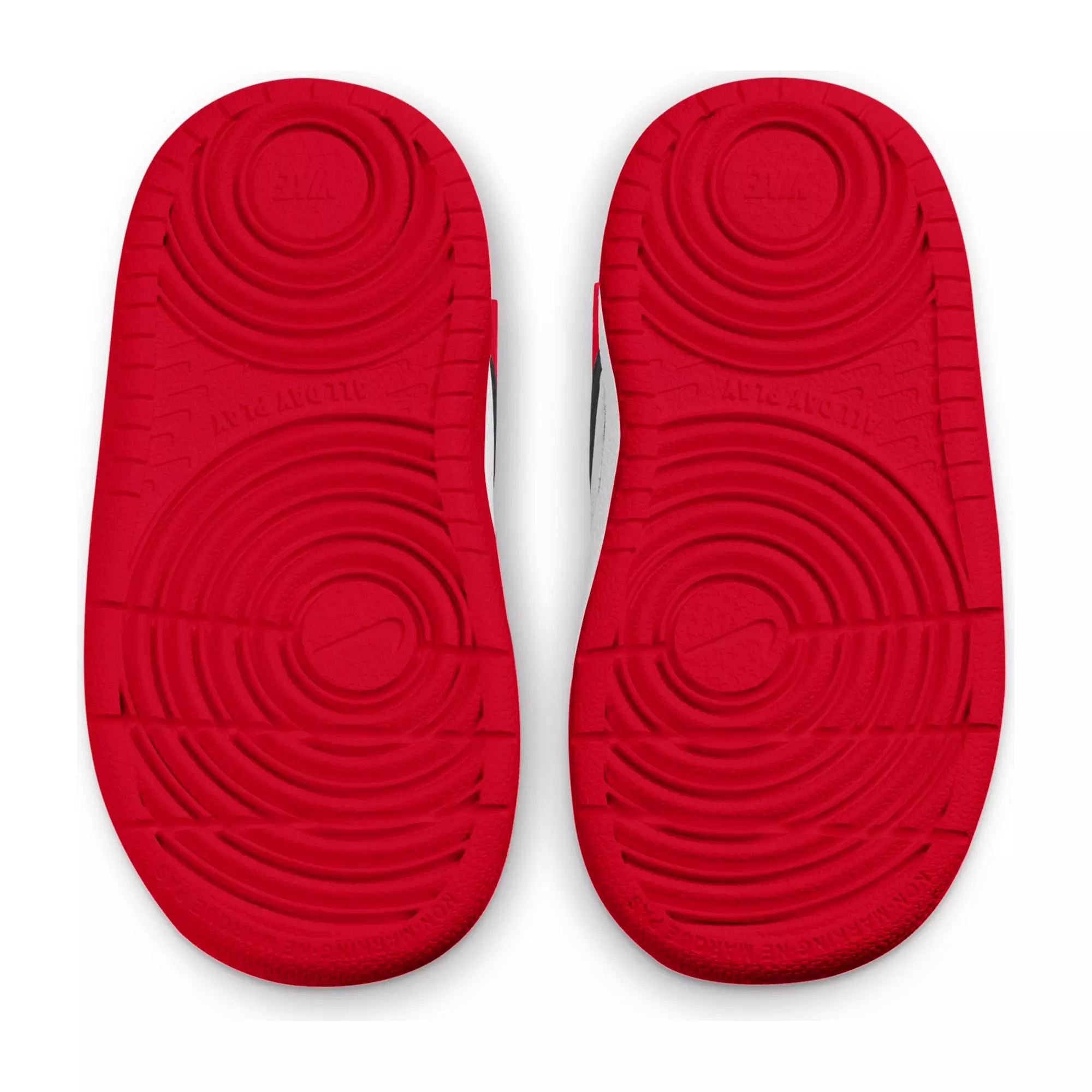 Nike Court Borough Mid 2 "Black/University Red/White" Toddler Boys' Shoe - BLACK/RED/WHITE