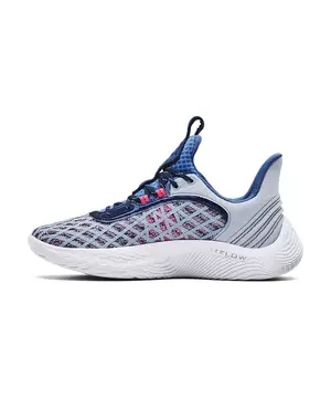Size 11.5 - Under Armour Curry 9 Flow Warp The Game Men's Blue/Pink