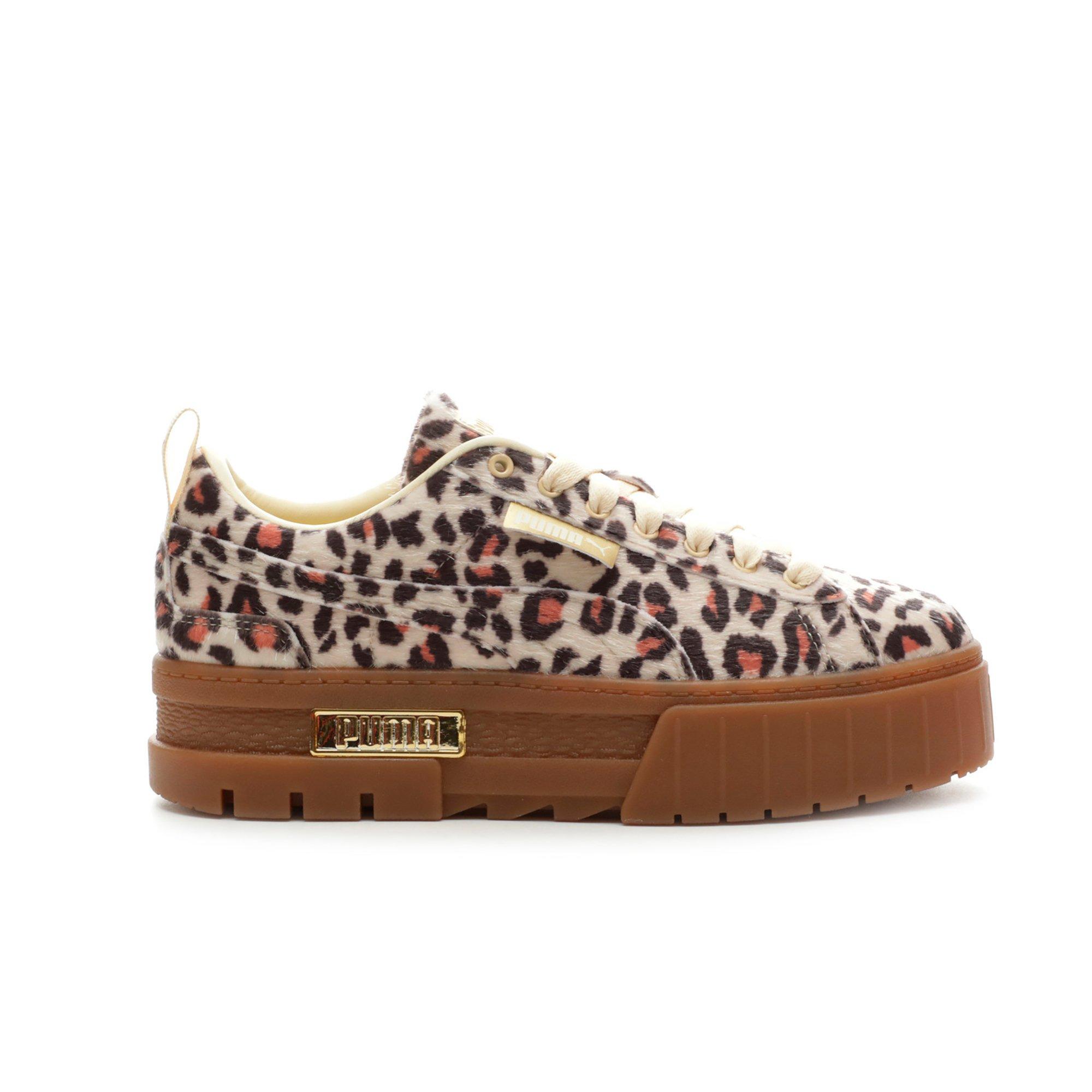 leopard print baseball boots