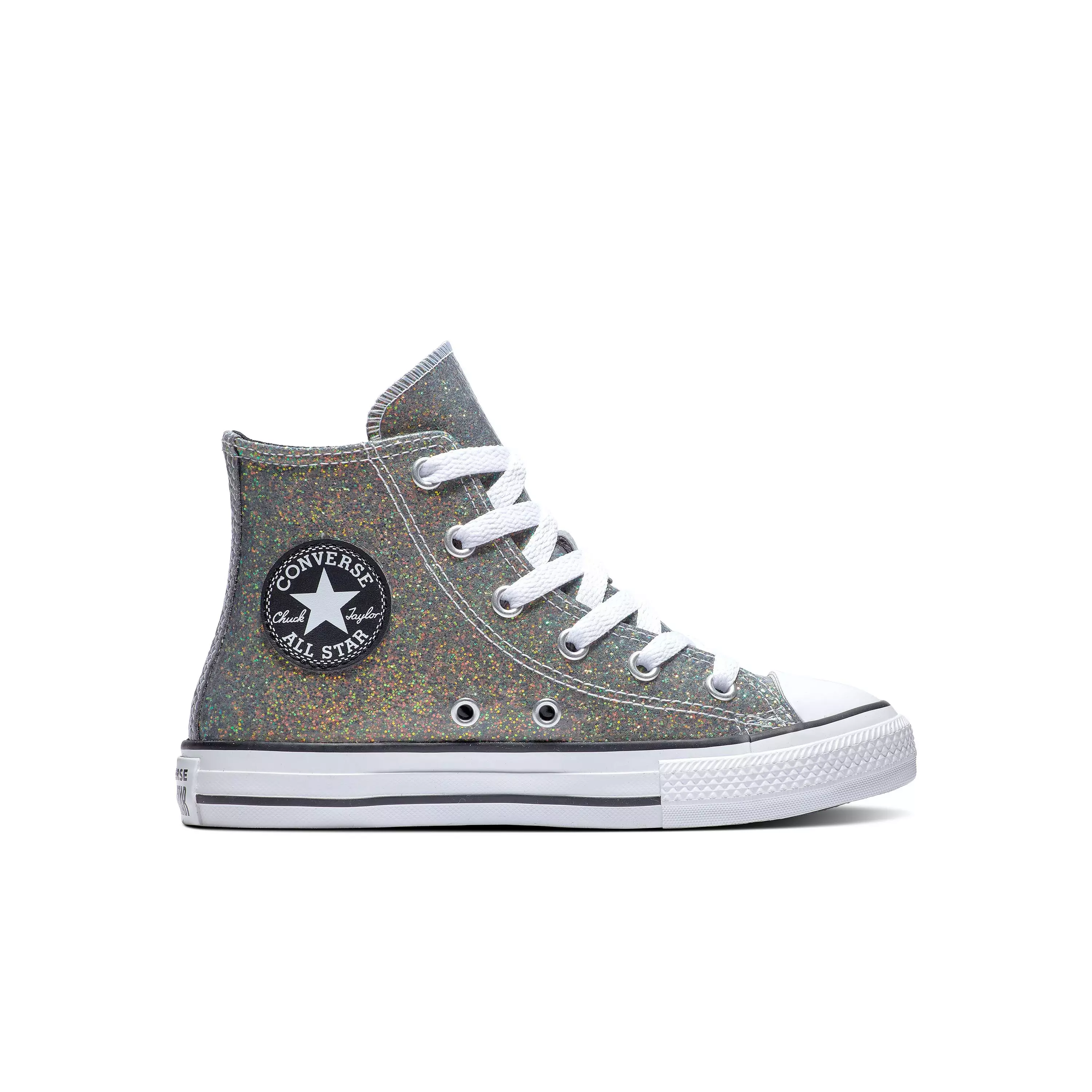 Converse Chuck Taylor All Star Winter Glitter "Gold" Grade School Girls' Shoe - GOLD