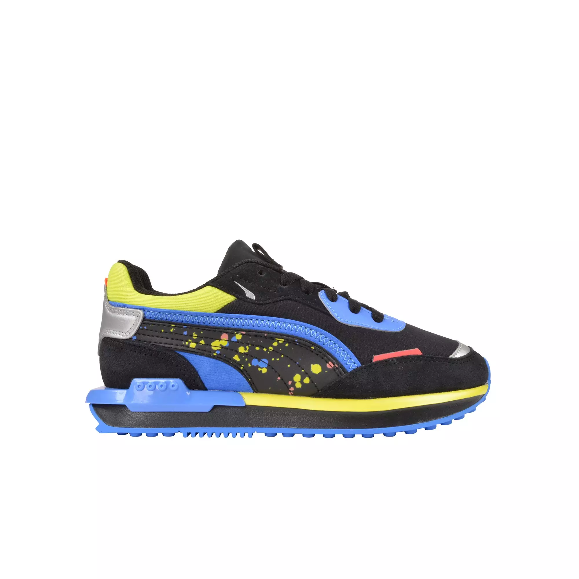 PUMA City Rider "Laser Tag" Grade School Boys' Shoe - BLACK