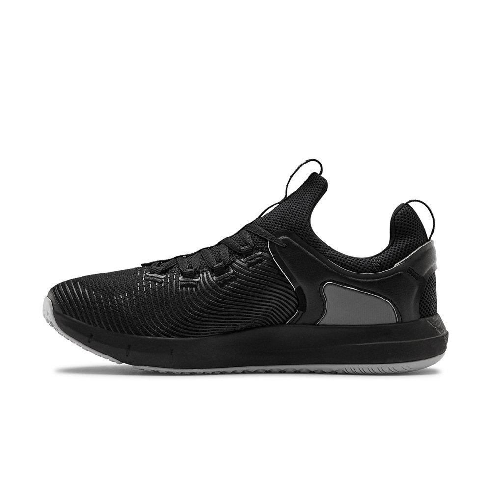 Under Armour Mens HOVR Rise Training Gym Fitness Shoes Black Sports Breathable 