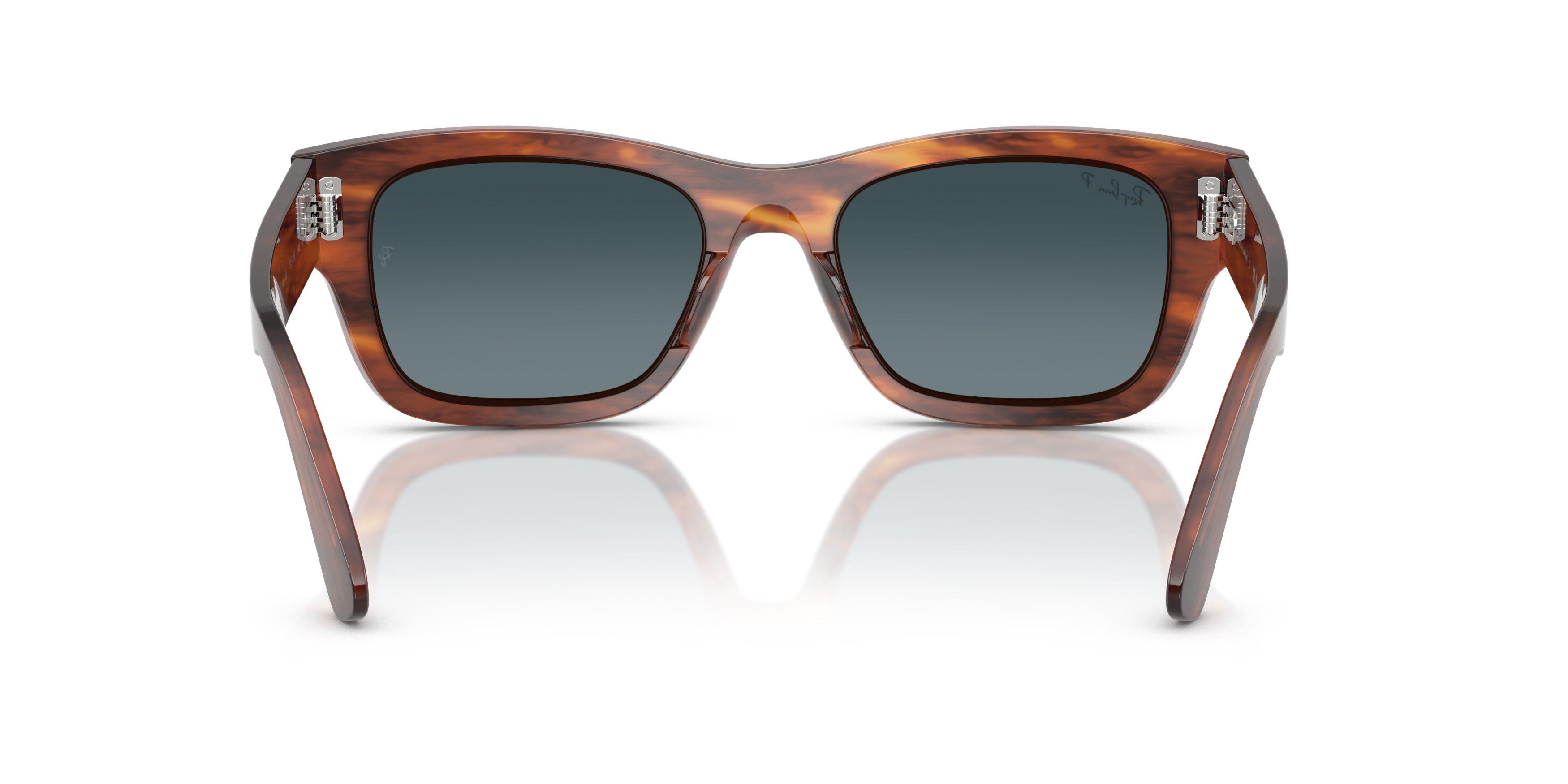 Ray-Ban Joseph Grey Gradient Sunglasses &ndash; Striped Havana - BROWN Thumbnail View 3