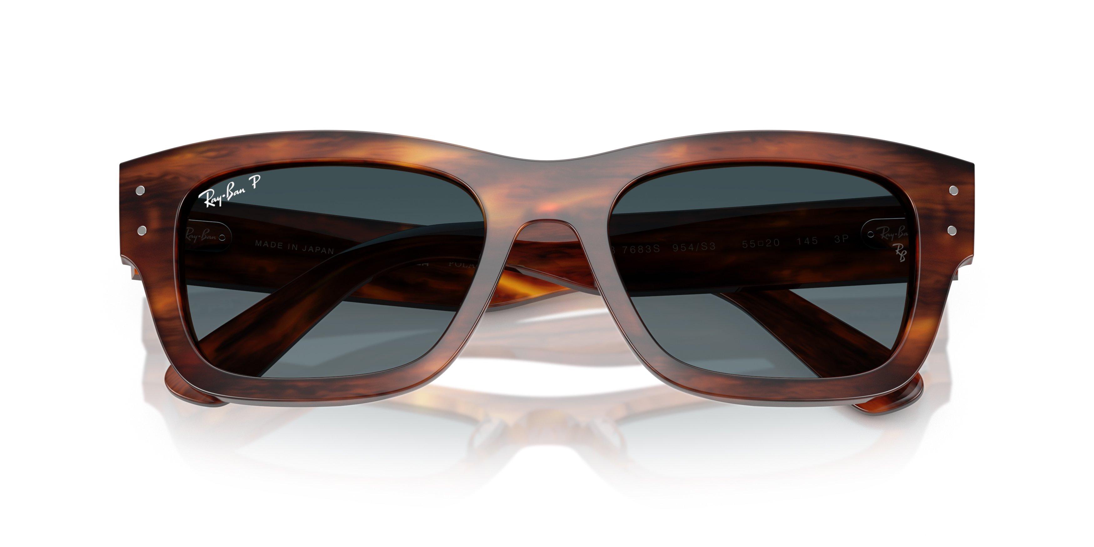 Ray-Ban Joseph Grey Gradient Sunglasses &ndash; Striped Havana - BROWN Thumbnail View 6
