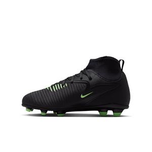 Nike Phantom 6 High Club MG "Black/Black/Illusion Green" Grade School Kids' Soccer Cleat