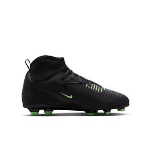 Nike Phantom 6 High Club MG "Black/Black/Illusion Green" Grade School Kids' Soccer Cleat