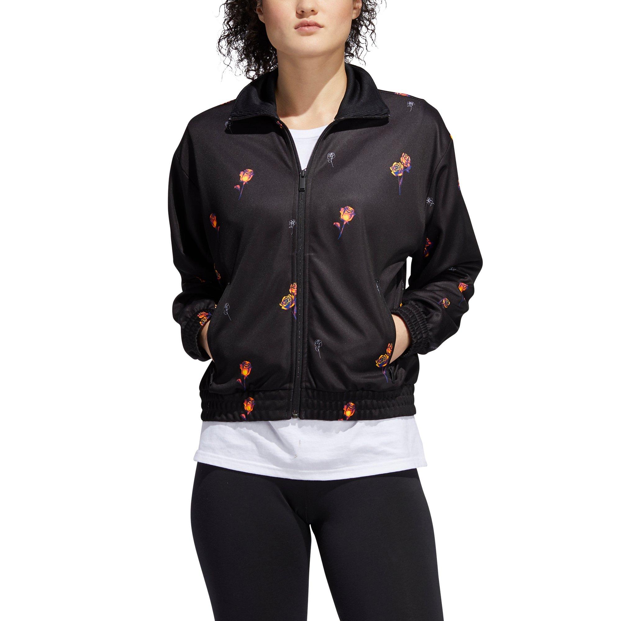 adidas floral jacket women's