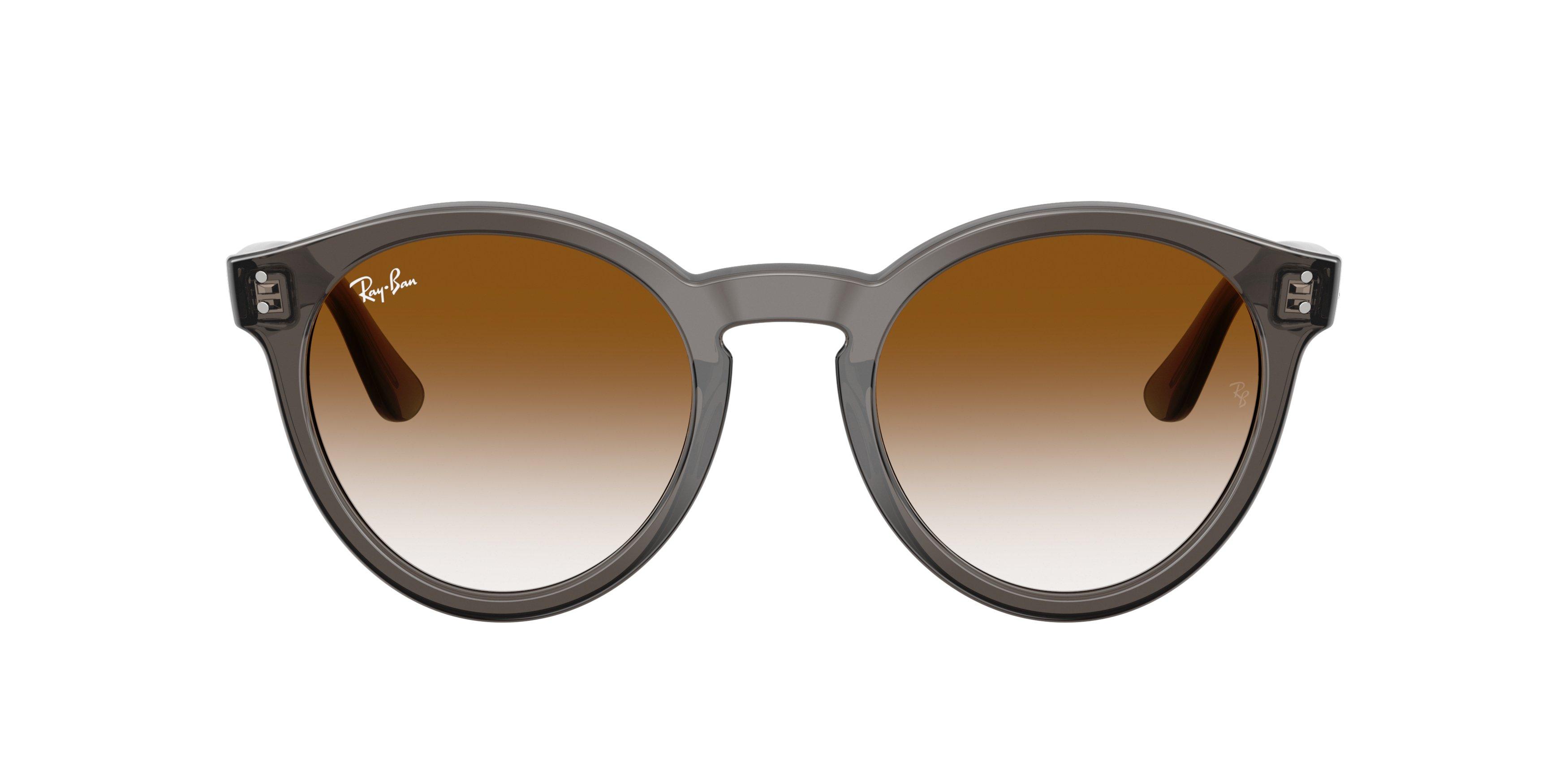 Ray-Ban RBR0505S Brown Gradient Sunglasses &ndash; Transparent Dark Grey - GREY Thumbnail View 2