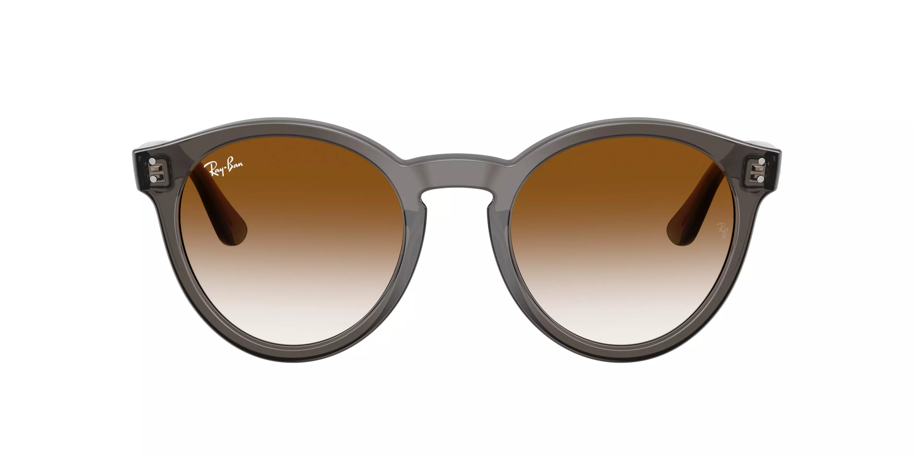 Ray-Ban RBR0505S Brown Gradient Sunglasses &ndash; Transparent Dark Grey - GREY