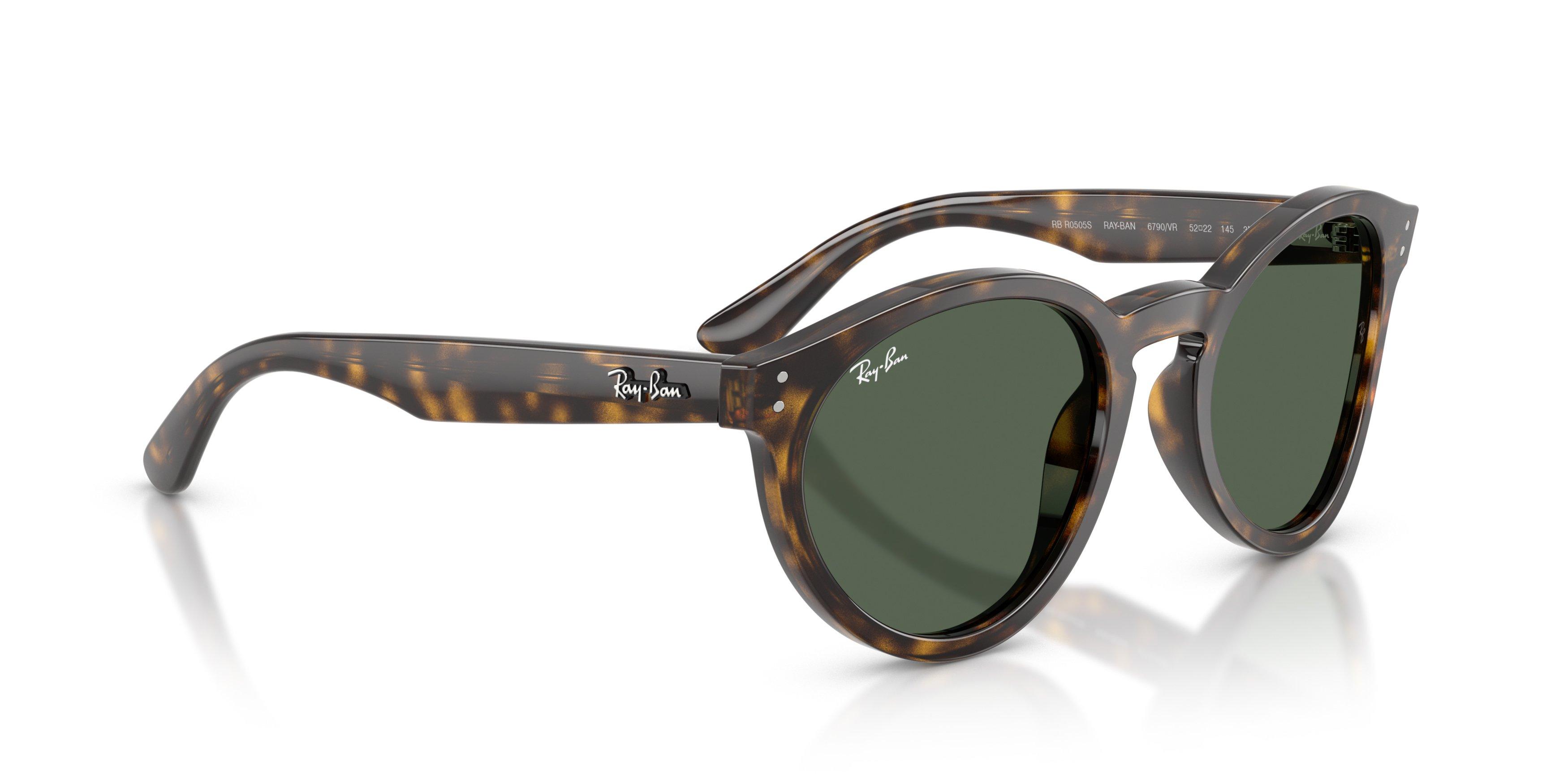 Ray-Ban RBR0505S Dark Green Sunglasses &ndash; Havana - BROWN/GREEN Thumbnail View 4