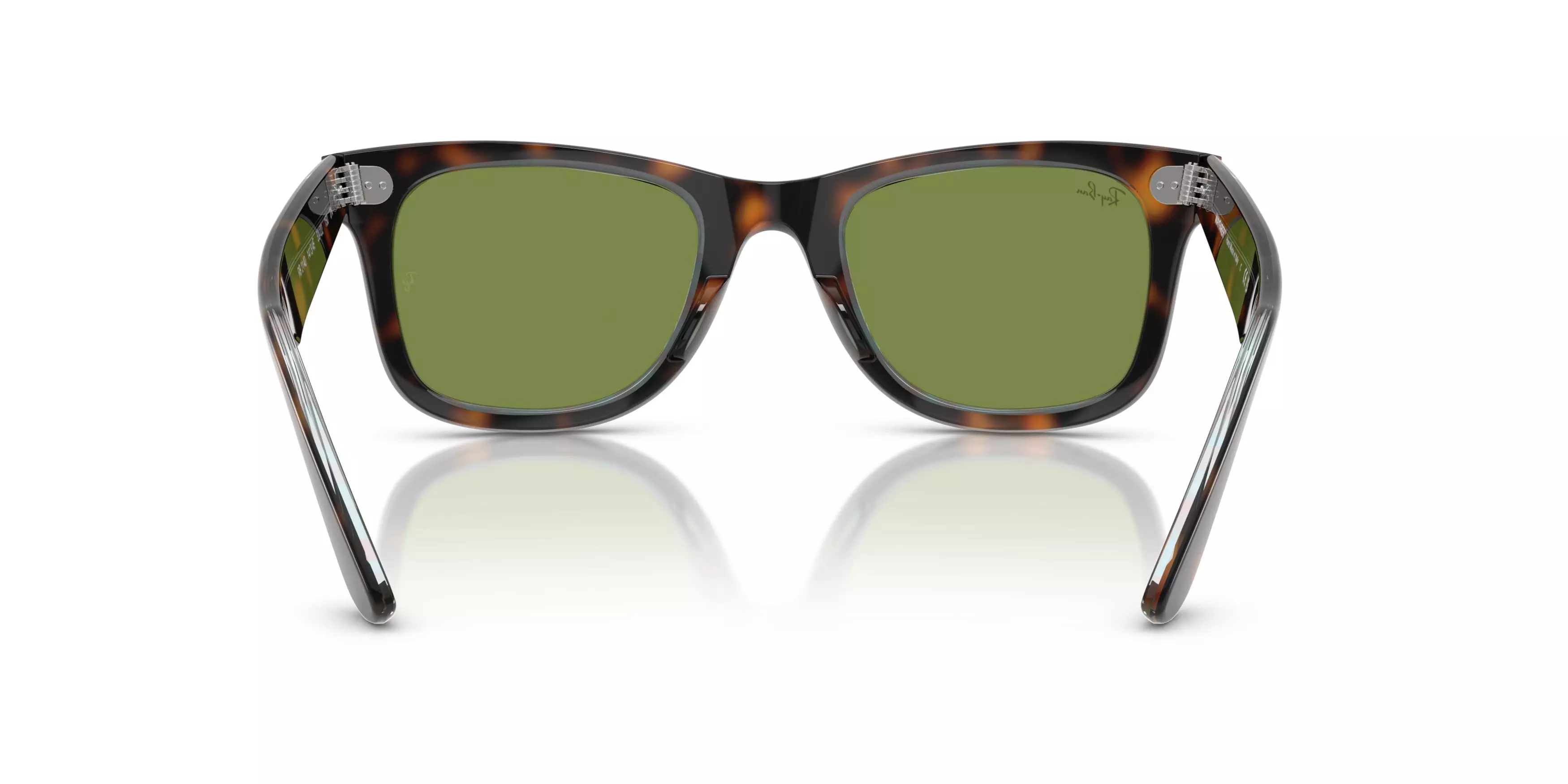 Ray-Ban Original Wayfarer Classic Green Sunglasses – Dark Havana On Multicolor - MULTI-COLOR