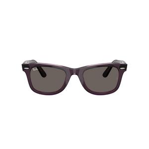 Ray-Ban Original Wayfarer Classic Grey Sunglasses – Purple on Transparent