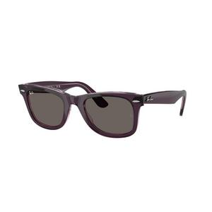 Ray-Ban Original Wayfarer Classic Grey Sunglasses – Purple on Transparent