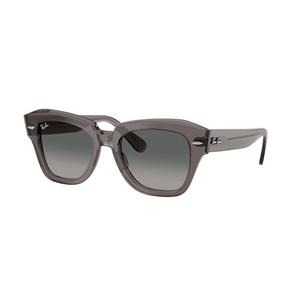 Ray-Ban State Street Grey Gradient Sunglasses &ndash; Transparent Grey