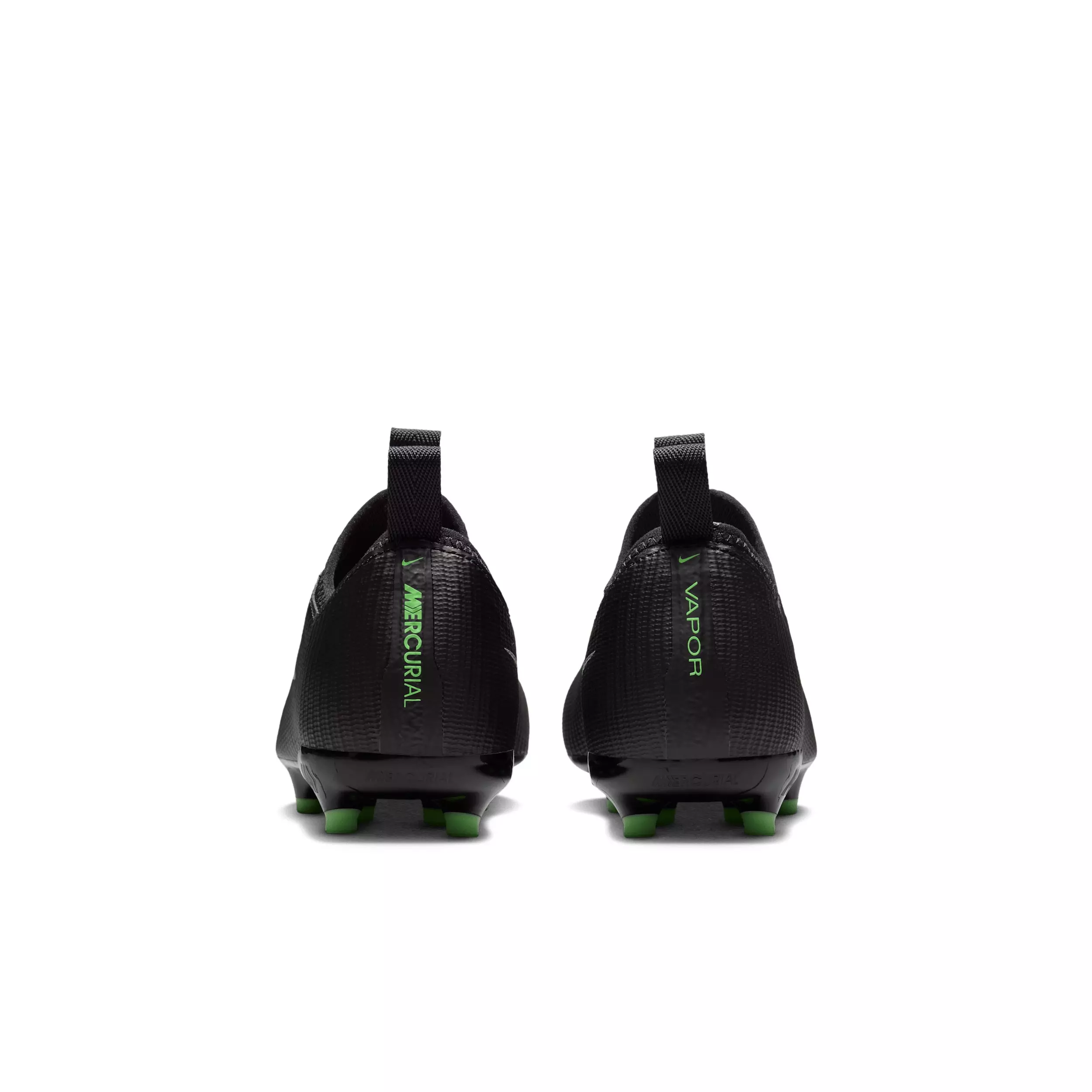 Nike Mercurial Vapor 17 Academy MG "Black/Black/Illusion Green" Grade School Kids' Soccer Cleat - BLACK/BLACK/GREEN