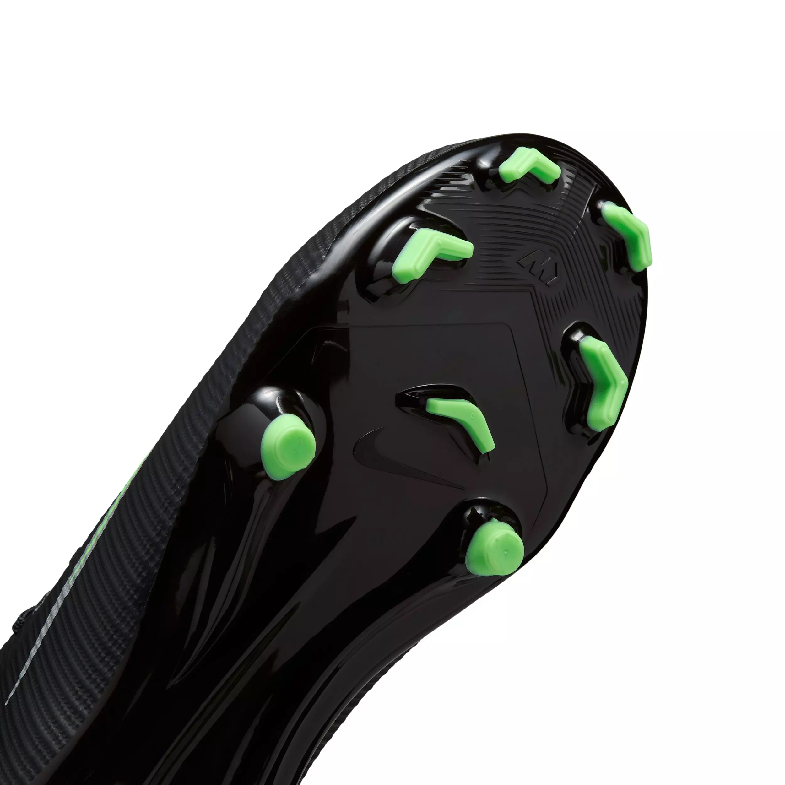 Nike Mercurial Vapor 17 Academy MG "Black/Black/Illusion Green" Grade School Kids' Soccer Cleat - BLACK/BLACK/GREEN
