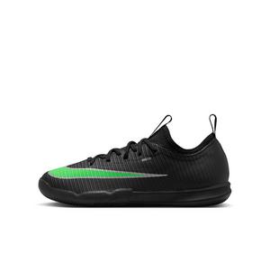 Nike Mercurial Vapor 17 Academy IC "Black/Black/Illusion Green" Grade School Kids' Soccer Shoe