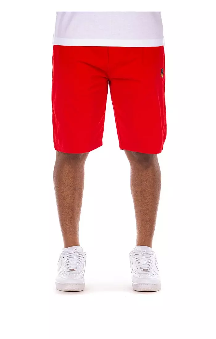 Akoo Men's Mauritius Twill Shorts - RED