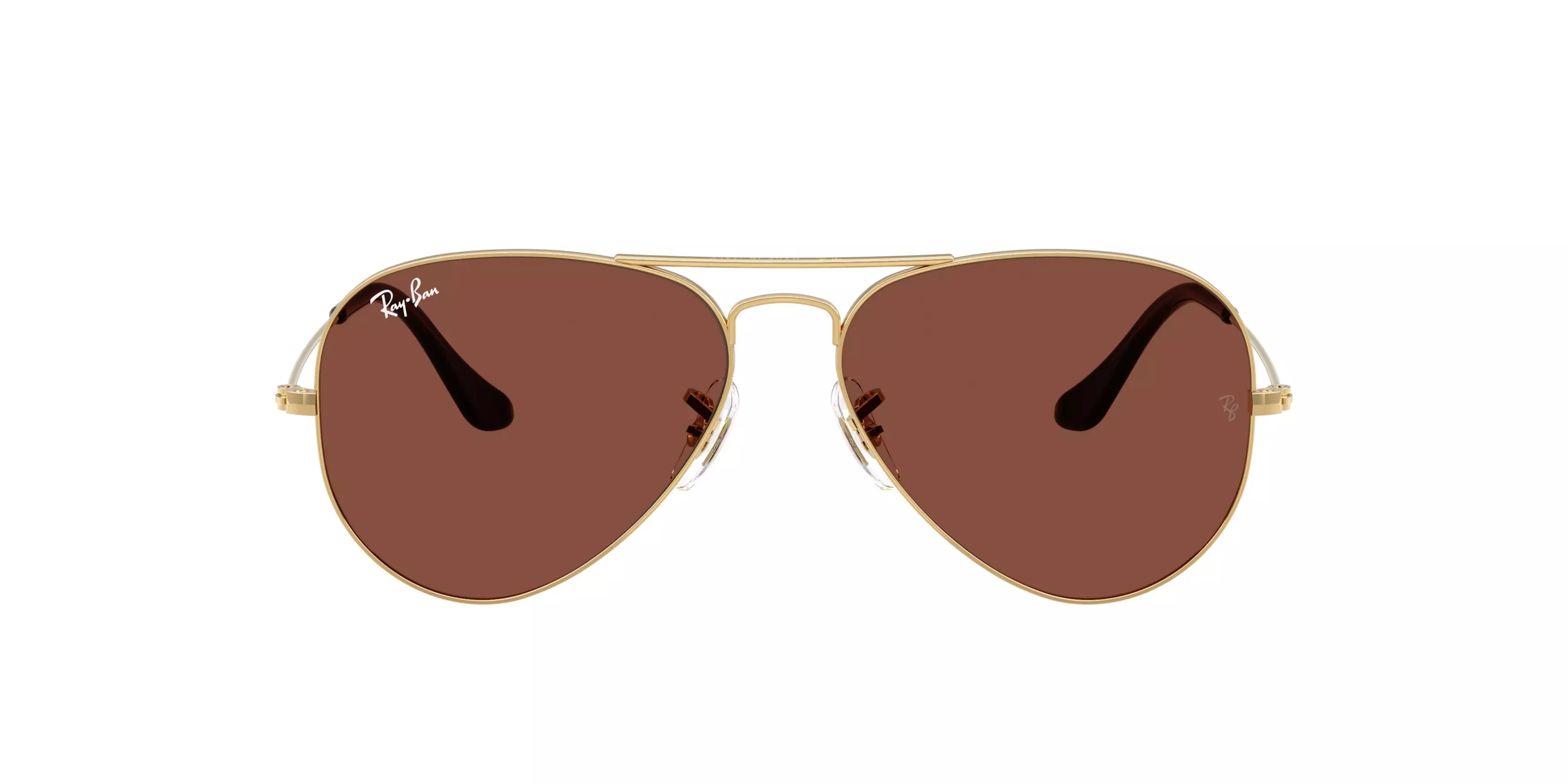 Ray-Ban Style Aviator Large Red Sunglasses – Arista Gold - GOLD/RED