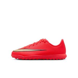 Nike Mercurial Vapor 17 Club Turf "Bright Crimson/Blur" Grade School Kids' Soccer Shoe - CRIMSON/BLUR