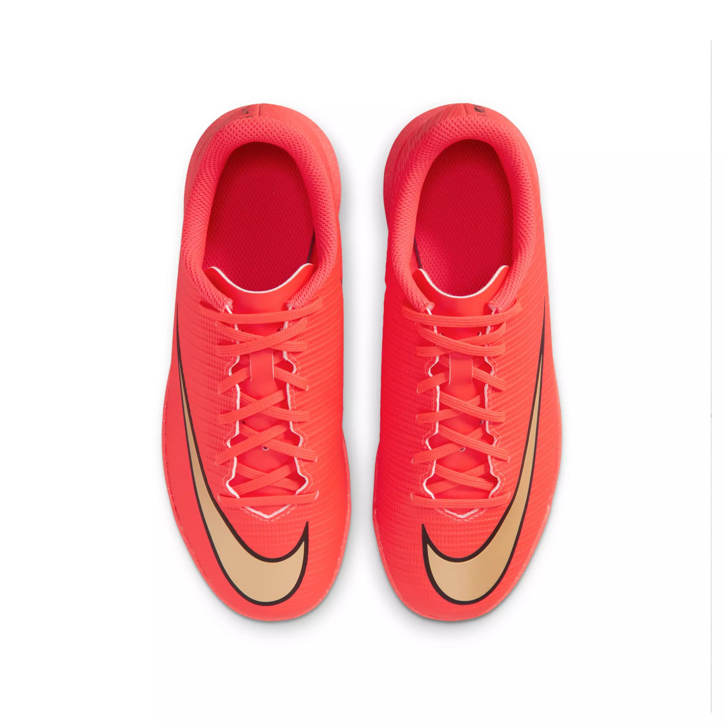 Nike Mercurial Vapor 17 Club Turf "Bright Crimson/Blur" Grade School Kids' Soccer Shoe - CRIMSON/BLUR