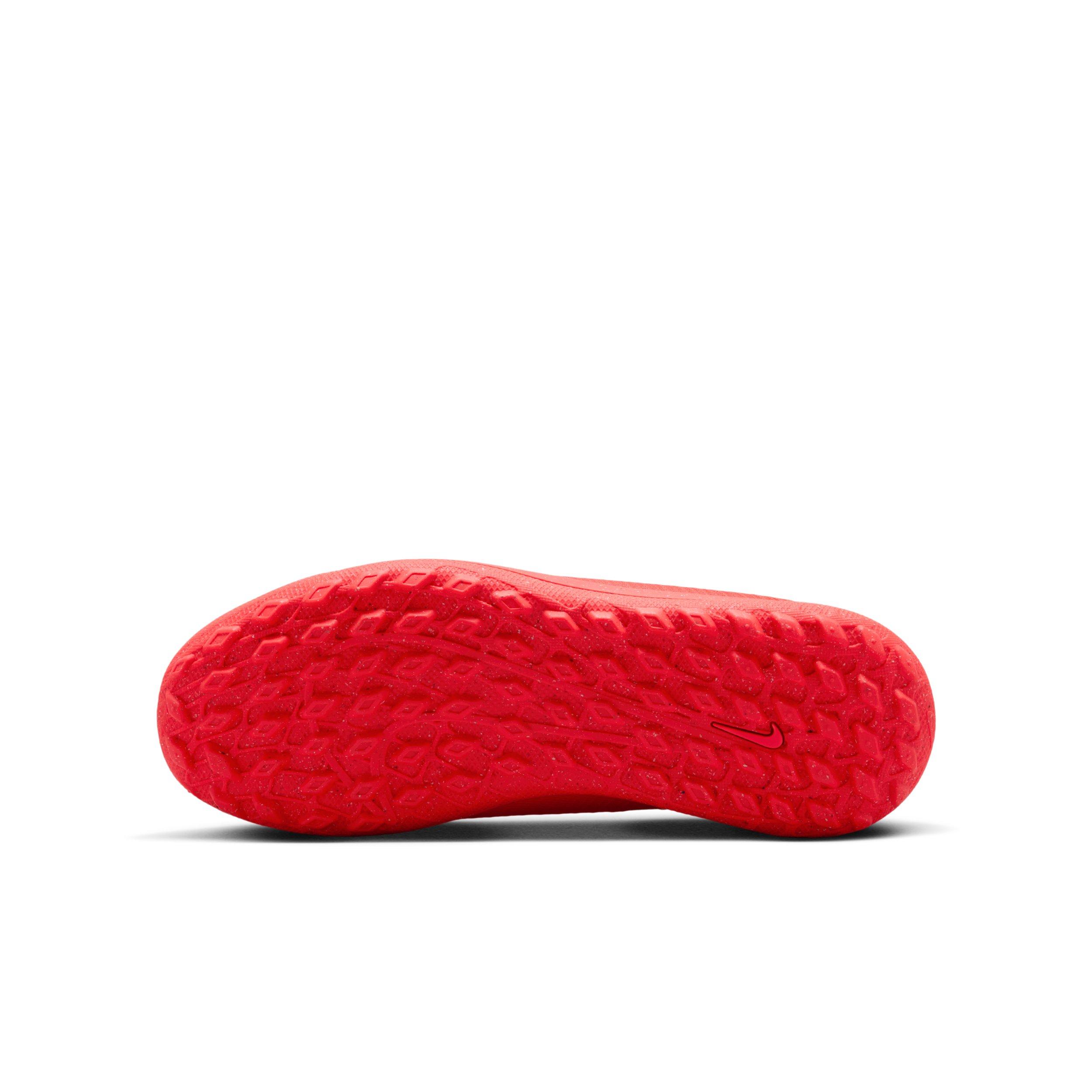 Nike Mercurial Vapor 17 Club Turf "Bright Crimson/Blur" Grade School Kids' Soccer Shoe - CRIMSON/BLUR