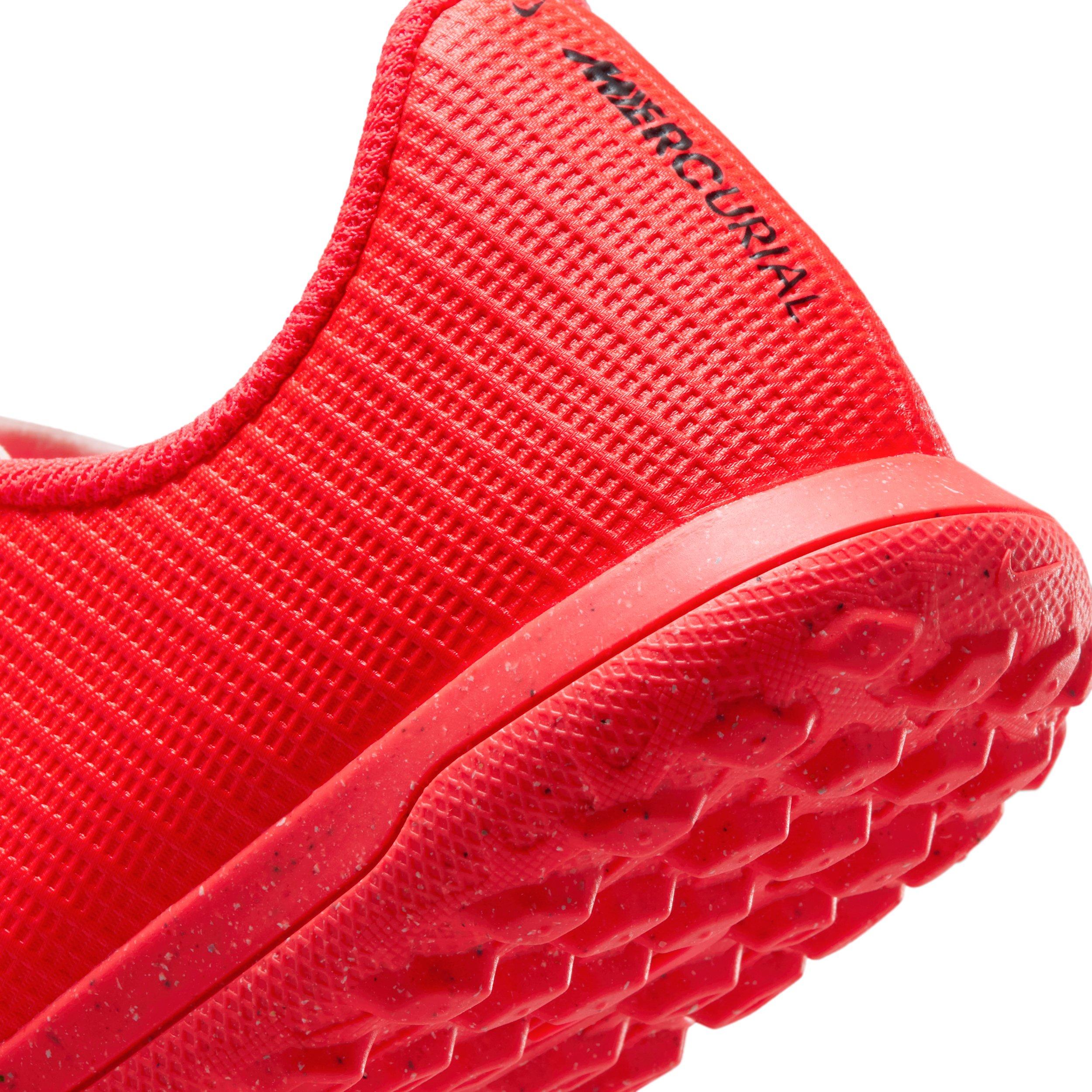Nike Mercurial Vapor 17 Club Turf "Bright Crimson/Blur" Grade School Kids' Soccer Shoe - CRIMSON/BLUR