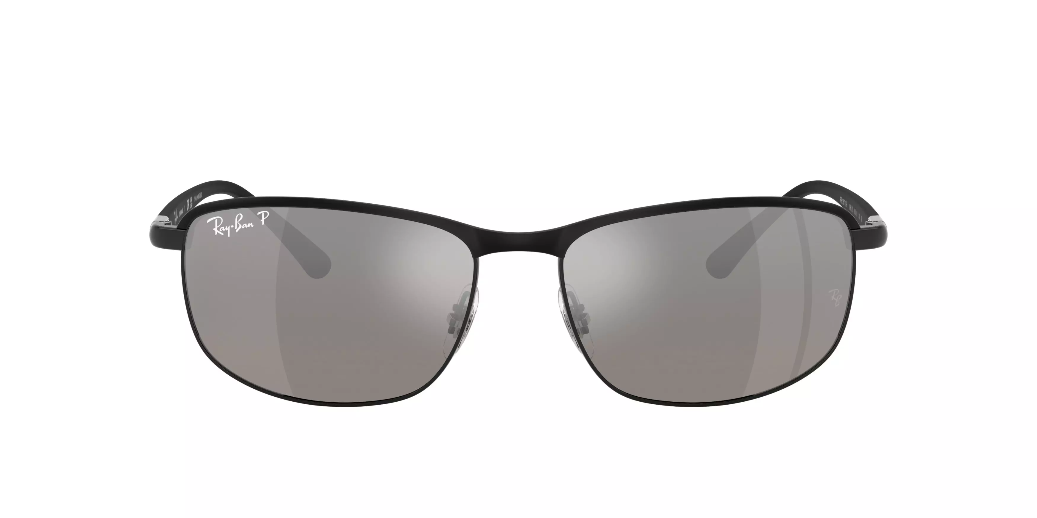 Ray-Ban RB3671CH Chromance Silver Mirror Polarized Sunglasses – Black - BLACK