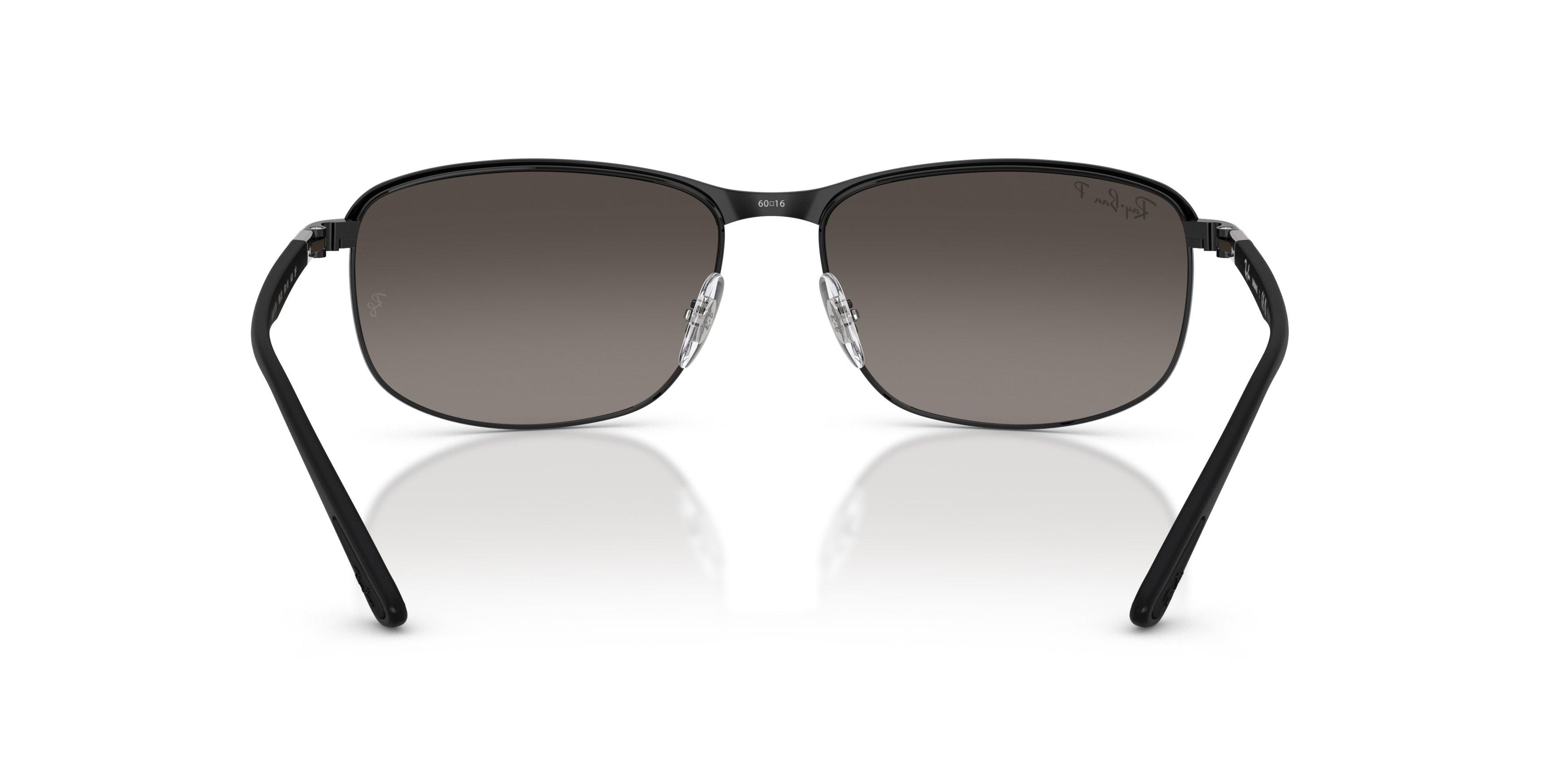 Ray-Ban RB3671CH Chromance Silver Mirror Polarized Sunglasses &ndash; Black - BLACK Thumbnail View 3