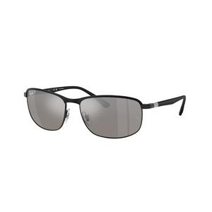 Ray-Ban RB3671CH Chromance Silver Mirror Polarized Sunglasses – Black