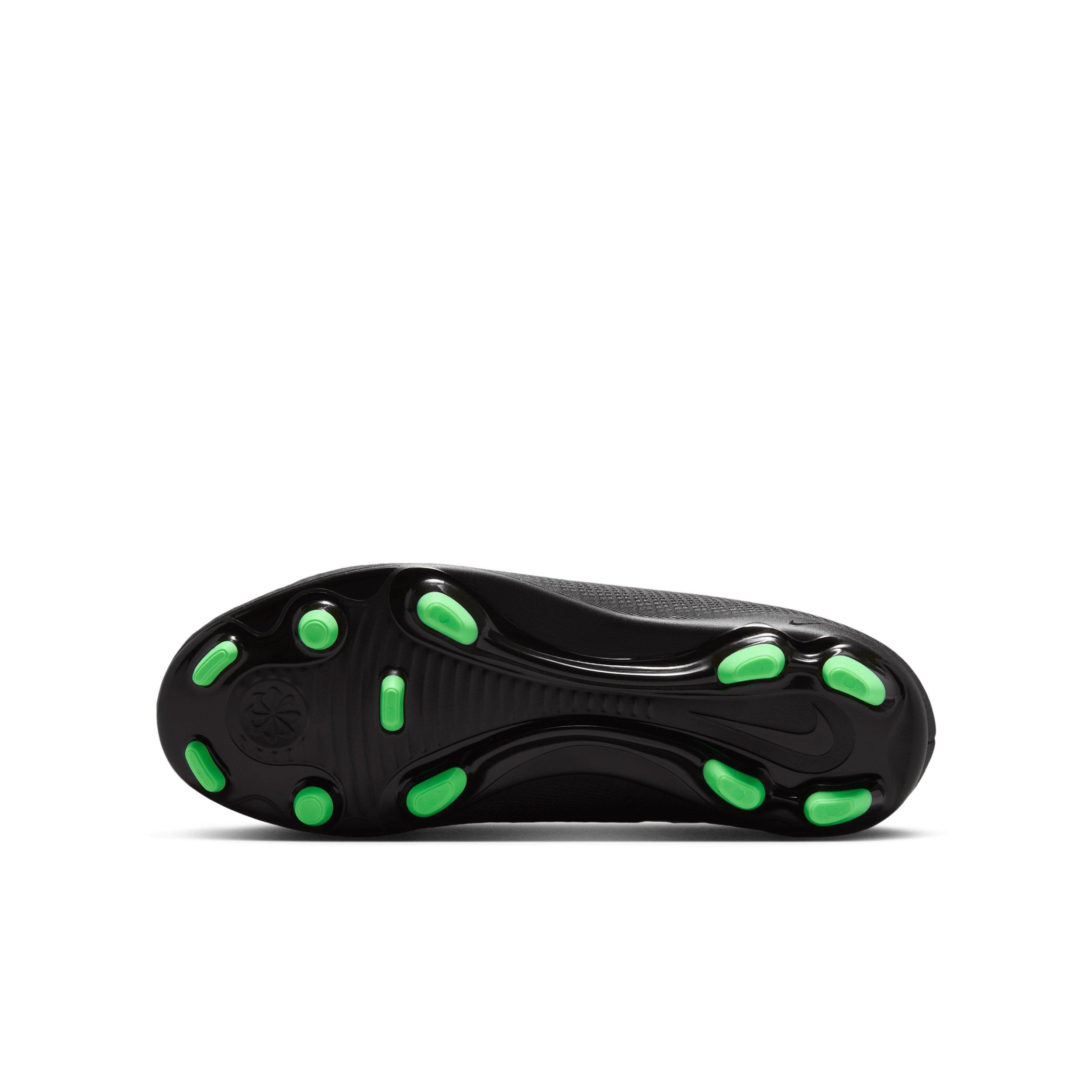 Nike Mercurial Vapor 17 Club MG "Black/Black/Illusion Green" Grade School Kids' Soccer Cleat - BLACK/BLACK/GREEN Thumbnail View 6