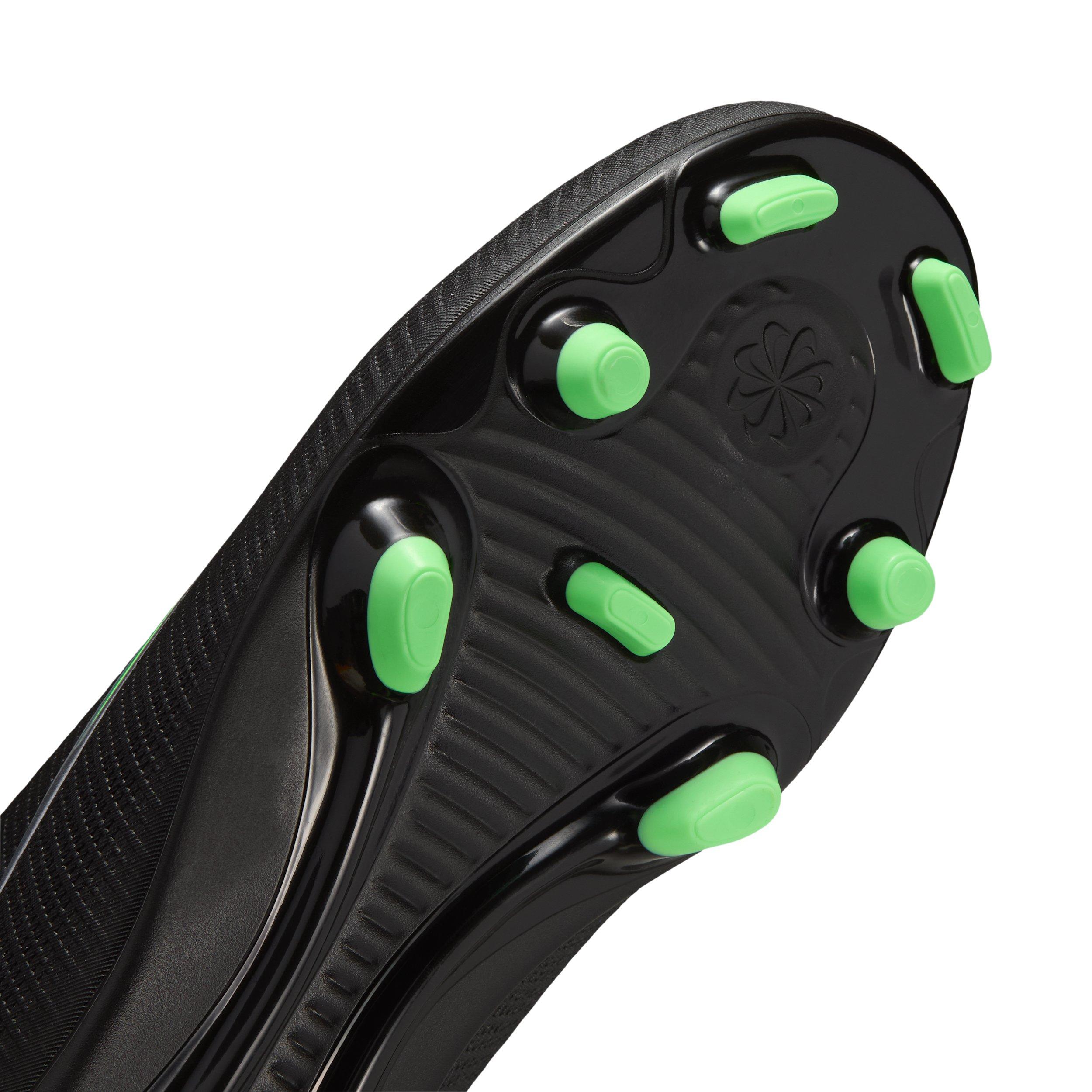Nike Mercurial Vapor 17 Club MG "Black/Black/Illusion Green" Grade School Kids' Soccer Cleat - BLACK/BLACK/GREEN Thumbnail View 7