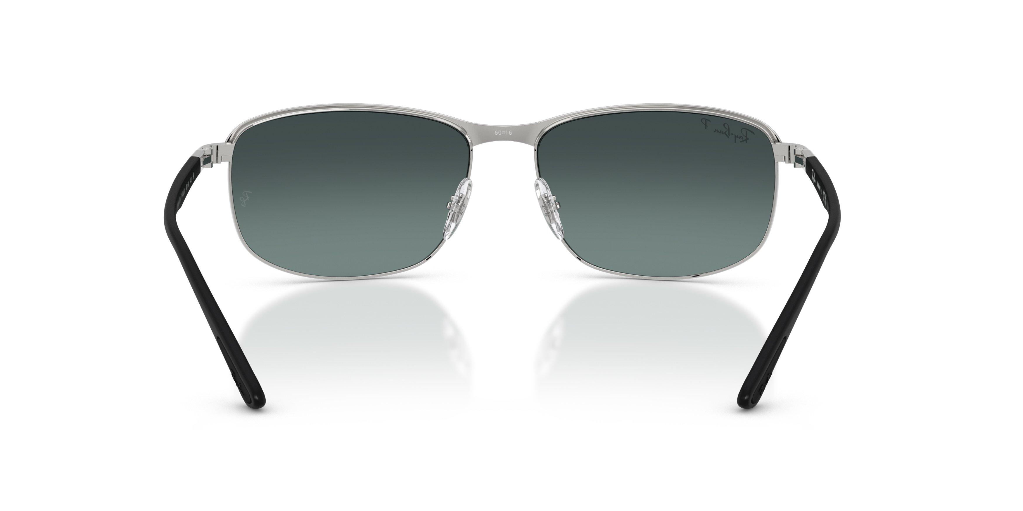 Ray-Ban RB3671CH Chromance Silver Gold Mirror Polarized Sunglasses &ndash; Black - BLACK/SILVER Thumbnail View 3