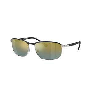 Ray-Ban RB3671CH Chromance Silver Gold Mirror Polarized Sunglasses – Black
