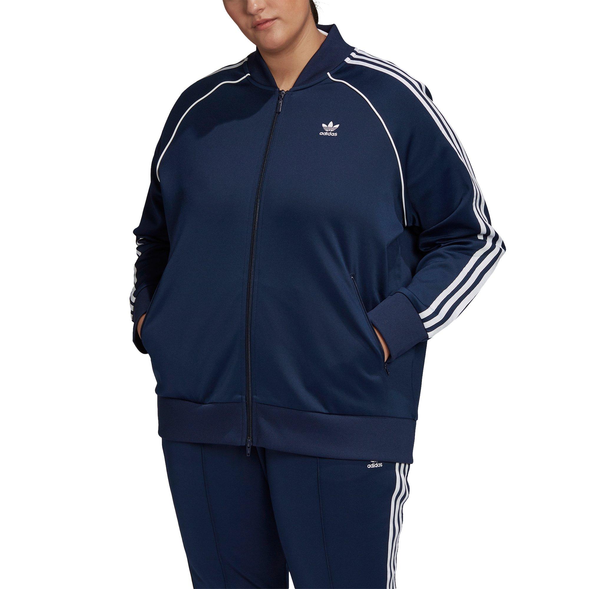 adidas women's plus size track jacket