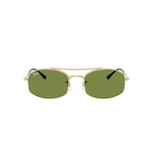 Ray-Ban RB3719 Green Sunglasses – Polished Arista Gold