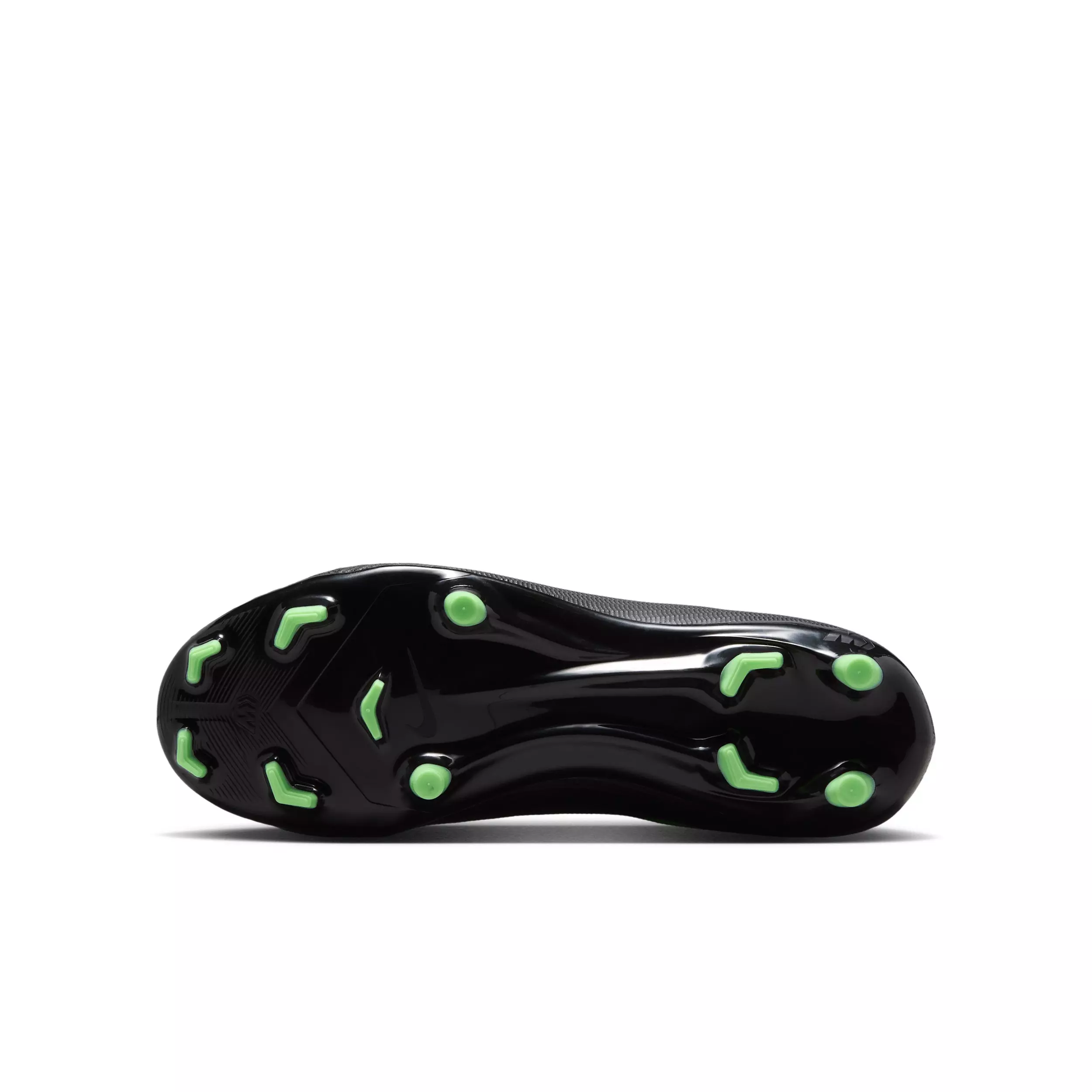 Nike Mercurial Superfly 11 Academy MG "Black/Black/Illusion Green" Grade School Kids' Soccer Cleat - BLACK/BLACK/GREEN