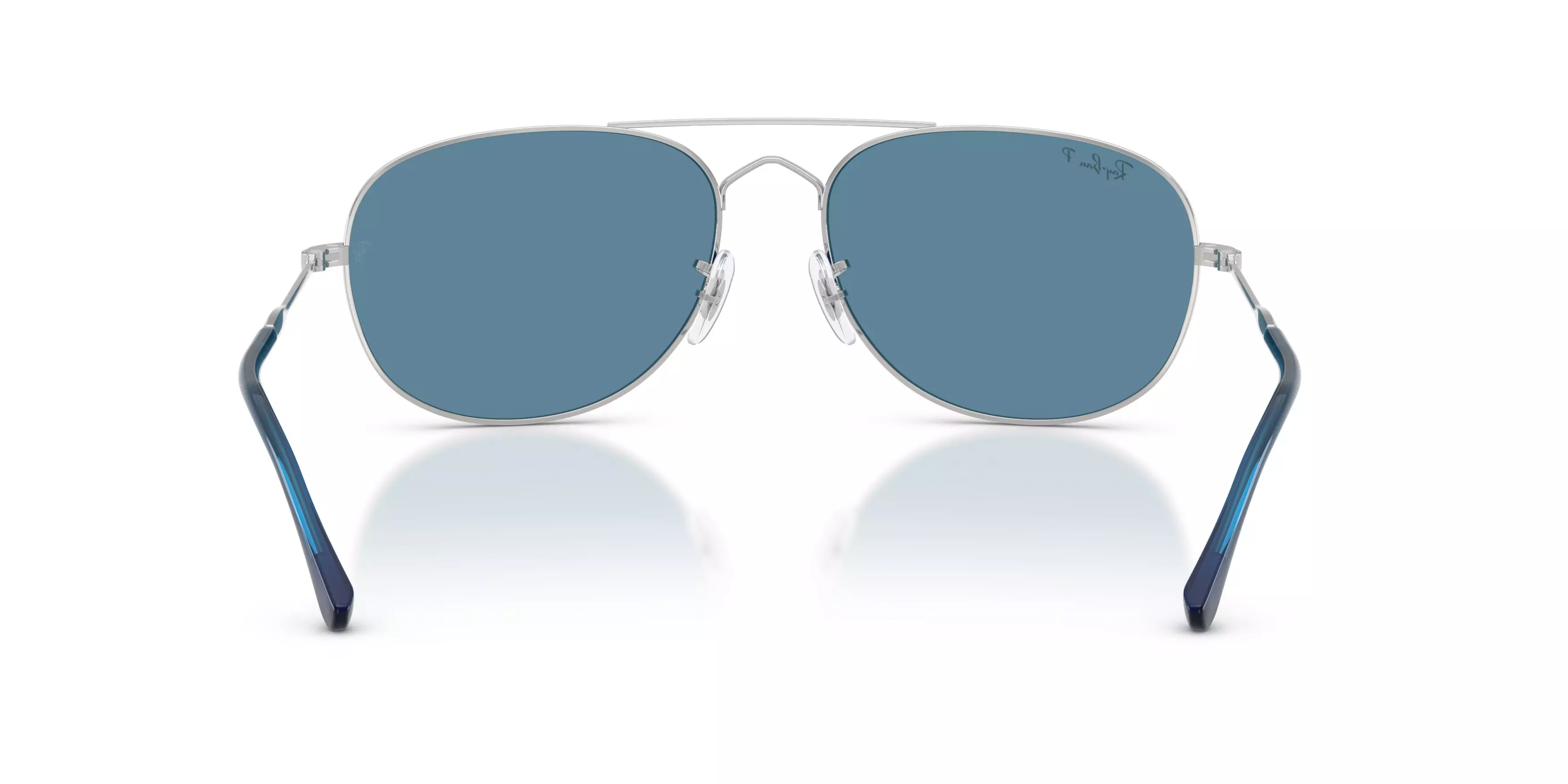 Ray-Ban Bain Bridge Blue Polarized Sunglasses – Silver - SILVER/BLUE