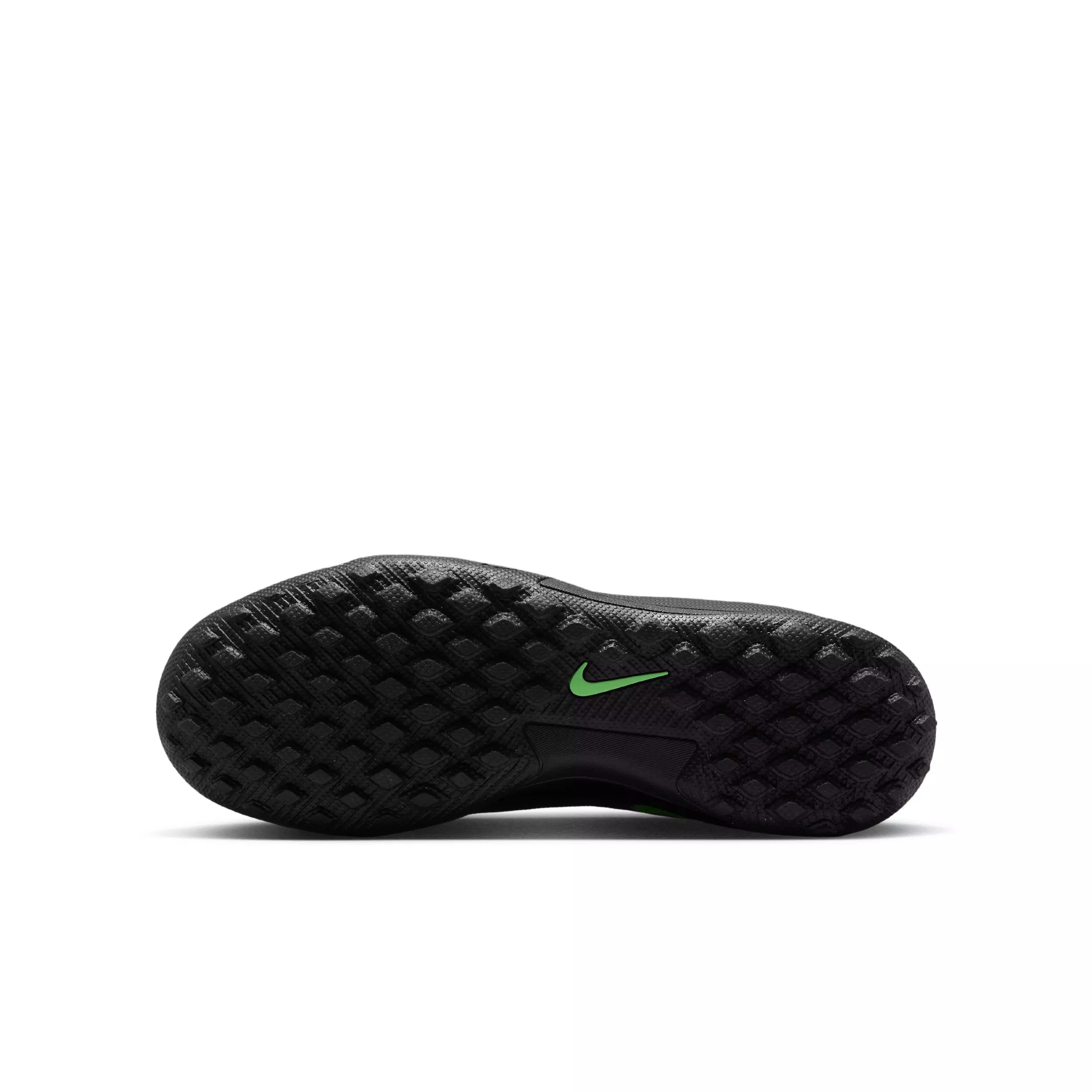 Nike Mercurial Superfly 11 Academy Turf "Black/Black/Illusion Green" Grade School Kids' Soccer Shoe - BLACK/BLACK/GREEN