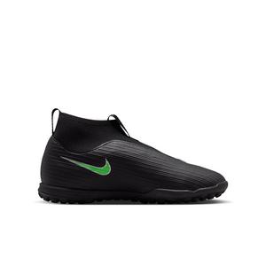Nike Mercurial Superfly 11 Academy Turf "Black/Black/Illusion Green" Grade School Kids' Soccer Shoe - BLACK/BLACK/GREEN