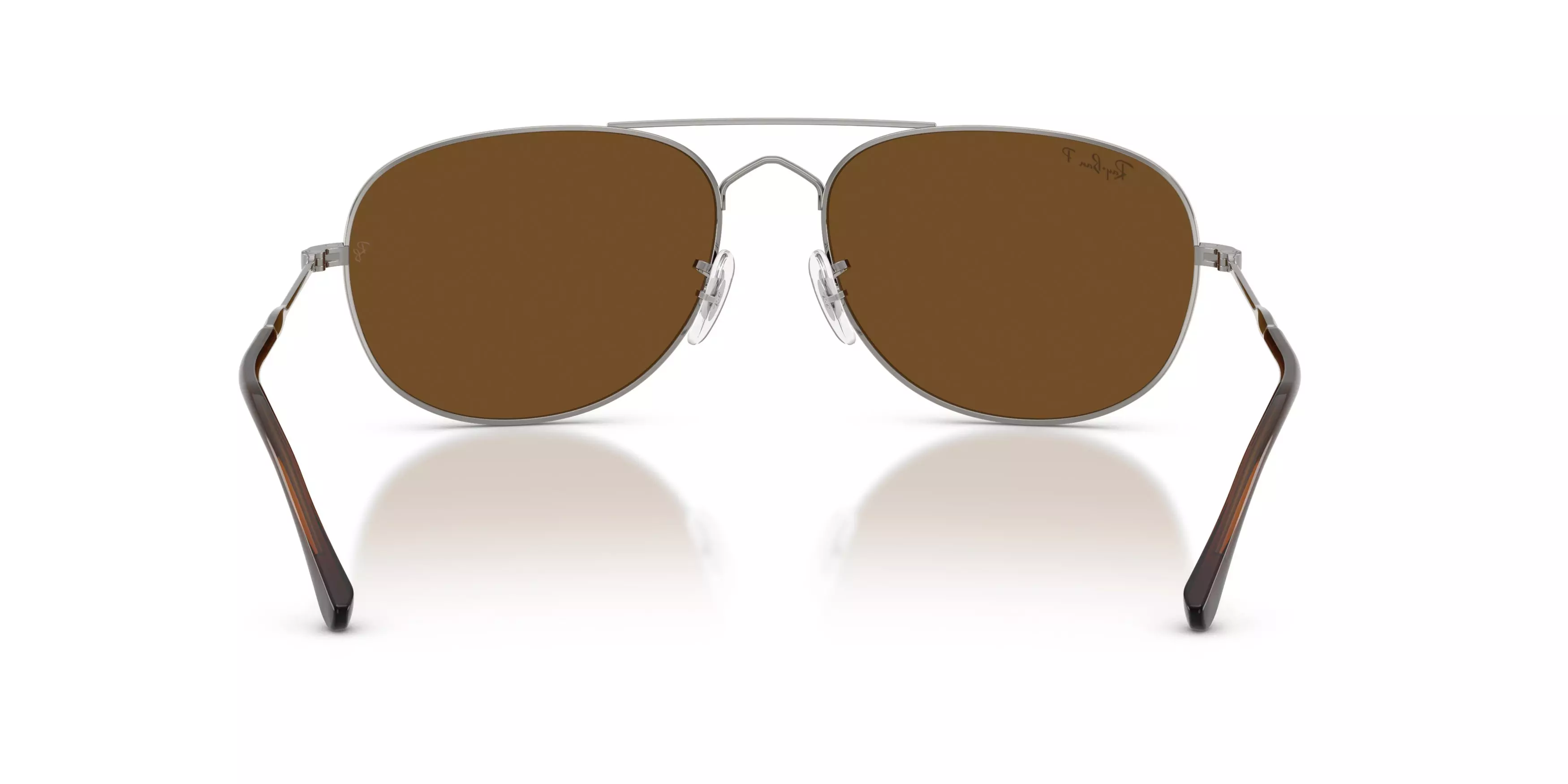 Ray-Ban Bain Bridge Brown Polarized Sunglasses – Gunmetal - GREY